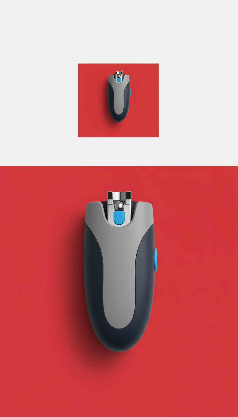 Compact Travel Nail Trimmer With Case